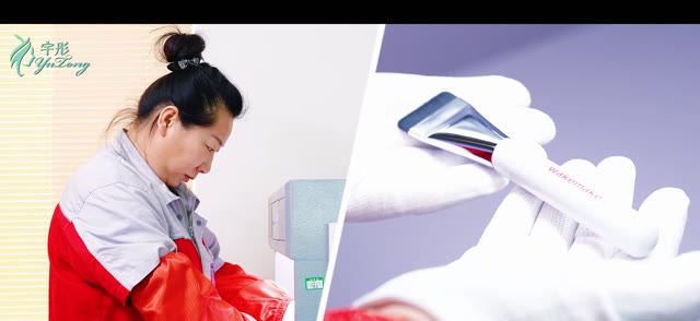 Packaging and inspection work shown in the company film